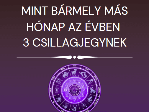 Ez a július más lesz, mint bármely más hónap az évben 3 csillagjegynek